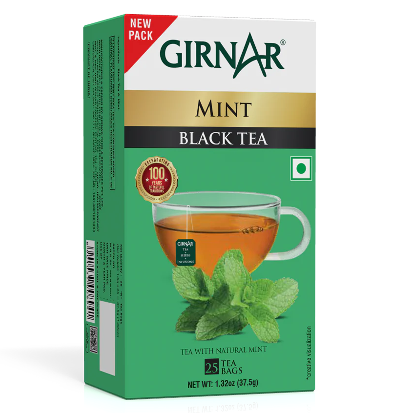 Girnar  - Black Tea - Mint - 25tb - Box of 25