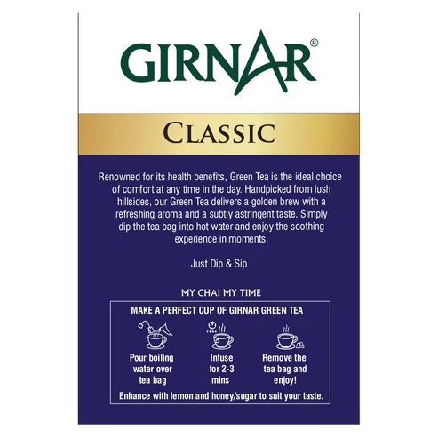Girnar  -  Pure Green Tea  Box of 25 tb