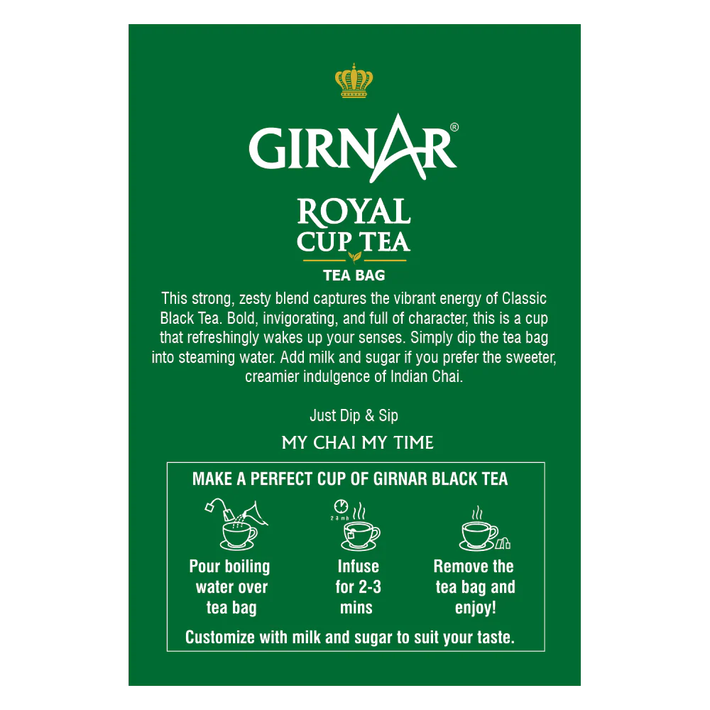 Girnar  - Black Tea - Royal Cup Tea - 25tb