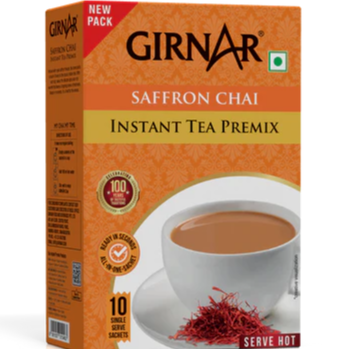 Girnar  - Premixed - Saffron Chai - SW 140g - Box of 10