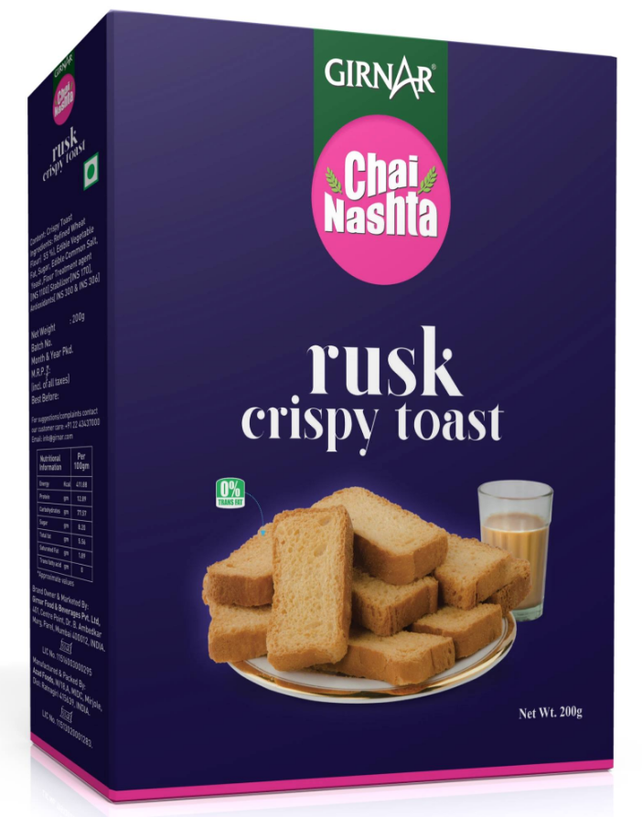 Girnar  Chai Nasta - Rusk - Crispy Toast