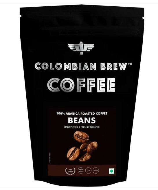 Colombian Brew 100% Arabica Roasted Coffee Beans 150g