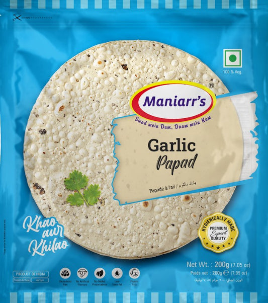 Maniarrs Papads Garlic