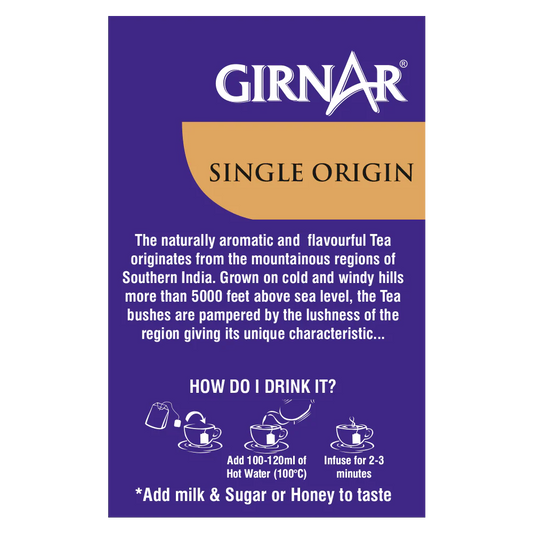 Girnar  - Black Tea - Nilgiri (10tb) - 10tb - Box of 10