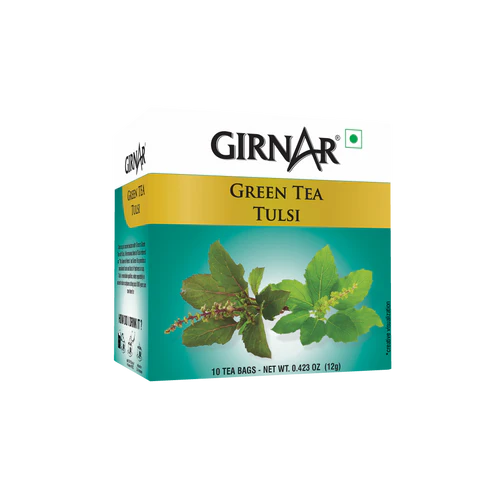 Girnar  - Green Tea - Tulsi - 12g - Box of 10