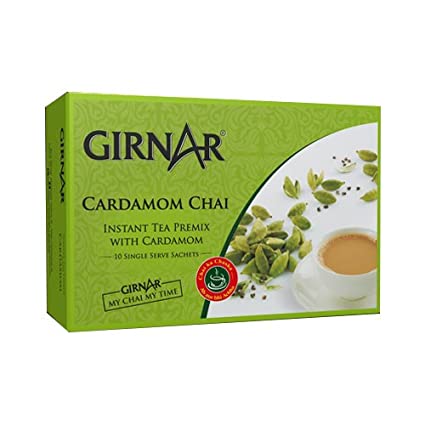 Girnar  - Premixed - Cardamom Chai  - SW 140g - Box of 10