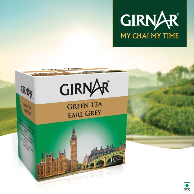 Girnar  - Green Tea - Earl Grey - 12g - Box of 10