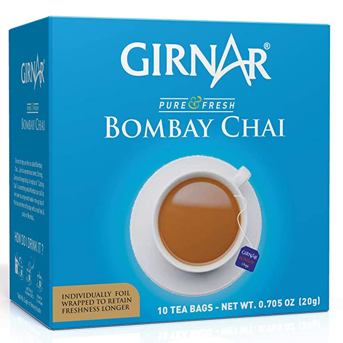 Girnar  - Black Tea - Bombay Chai (10tb) - 10tb - Box of 10