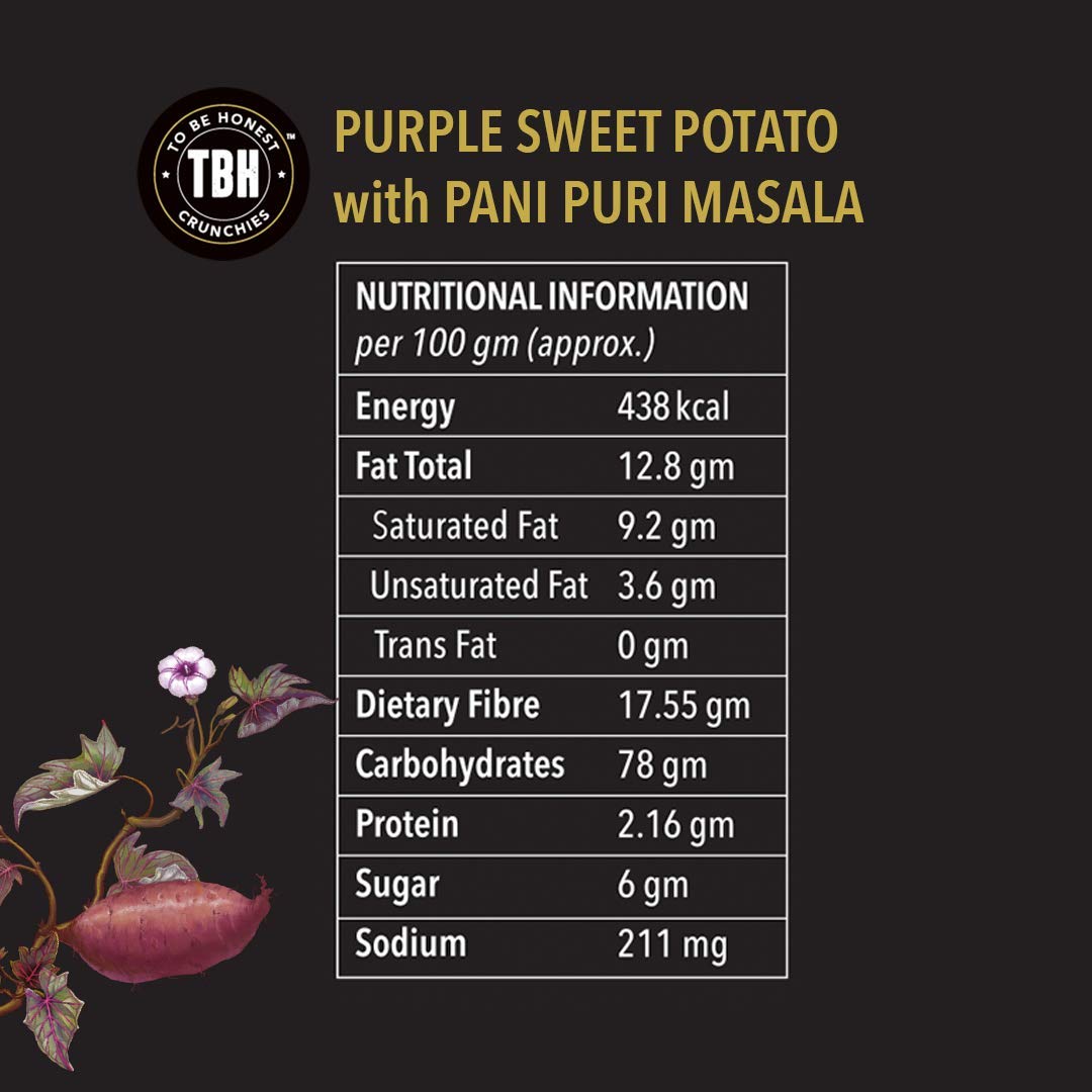 TBH - Purple Sweet Potato with Pani Puri Masala