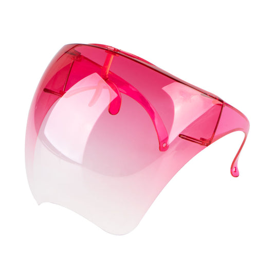 Face Shield - Stylish Hard - Classy Red Tint