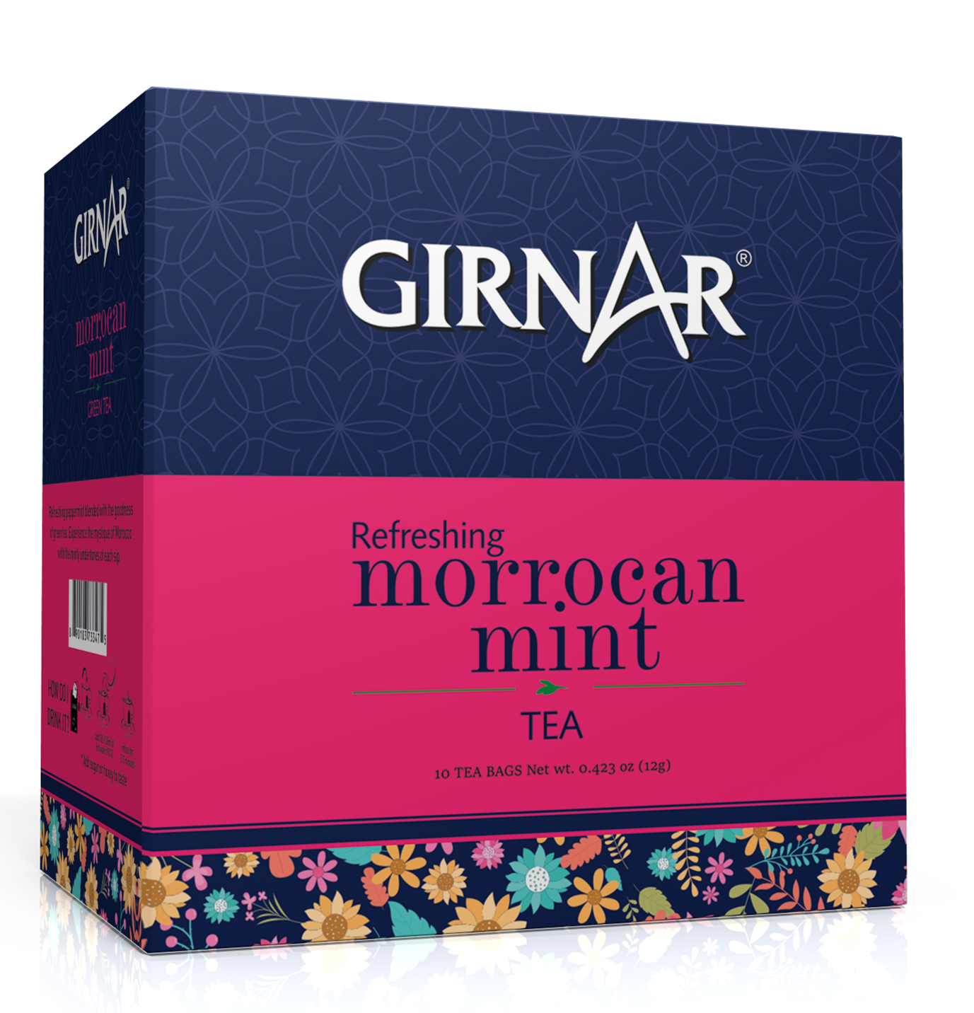 Girnar  - Green Tea - Moroccan Mint Tea Green Tea - Box of 10