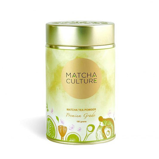 Matcha Culture - Premium Grade - 100Gm Pouch with Wooden Spoon (Ideal for Mixes)