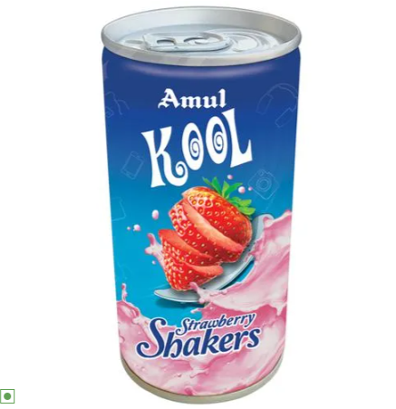 Amul Kool Milk Shake - Strawberry