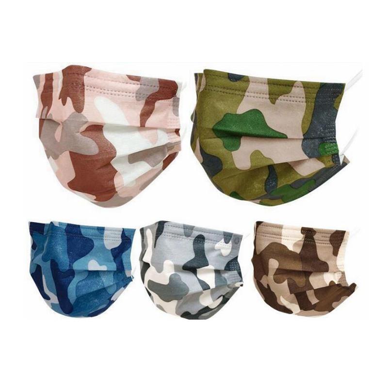 KIDS Disposable Mask - 50 in a Pouch - Army Style