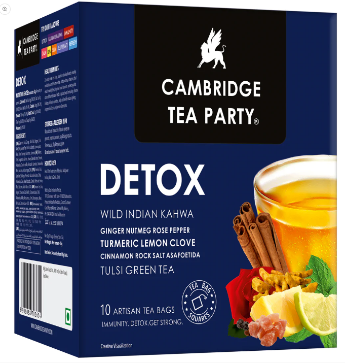 CTP Detox, Indian Kahwa, 10 Tea Bags
