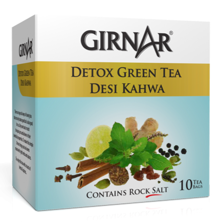 Girnar  - Green Tea - Detox - 25g - Box of 10tb
