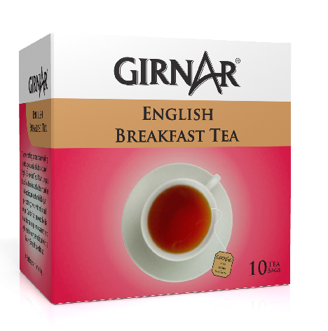 Girnar  - Black Tea - English Breakfast (10tb) - 10tb - Box of 10