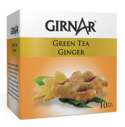 Girnar  - Green Tea - Ginger - 12g - Box of 10