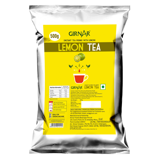 Girnar Premixed Black Tea Lemon - Bulk Pack 500Gm