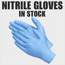 NItrile Blue Gloves - Box of 100 - High Quality
