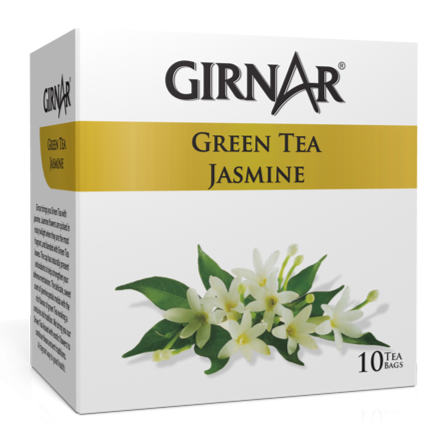 Girnar  - Green Tea - Jasmine - 12g - Box of 10