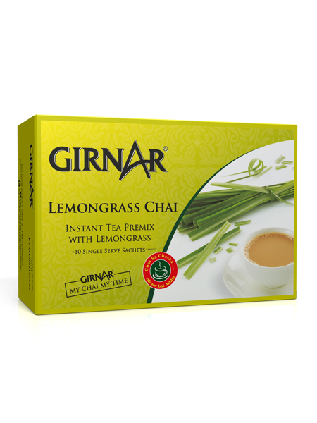 Girnar  - Premixed - Lemongrass Chai - SW 140g - Box of 10