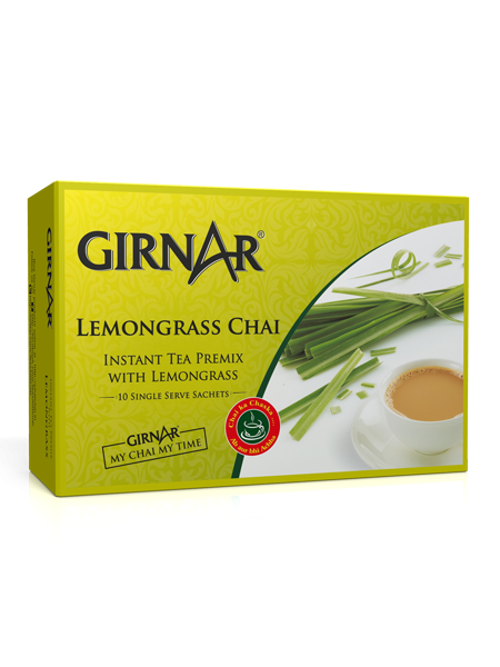 Girnar  - Premixed - Lemongrass Chai - SW 140g - 10 Sachets