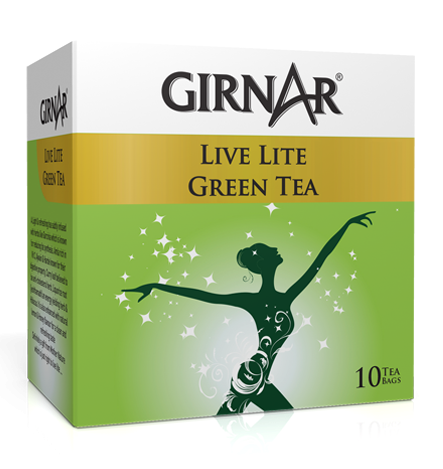 Girnar  - Green Tea - Live Lite - 14g - Box of 10