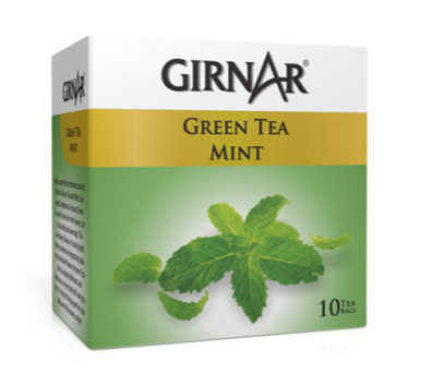 Girnar  - Green Tea - Mint - 12g - Box of 10