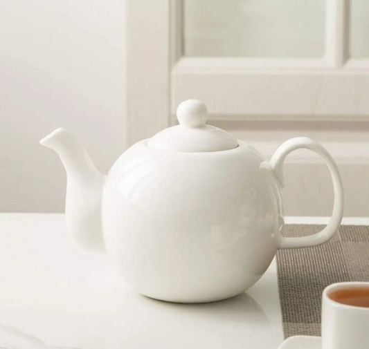 Tea Pot - White Tea Pot - 500ml