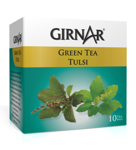 Girnar  - Green Tea - Tulsi - 12g - Box of 10
